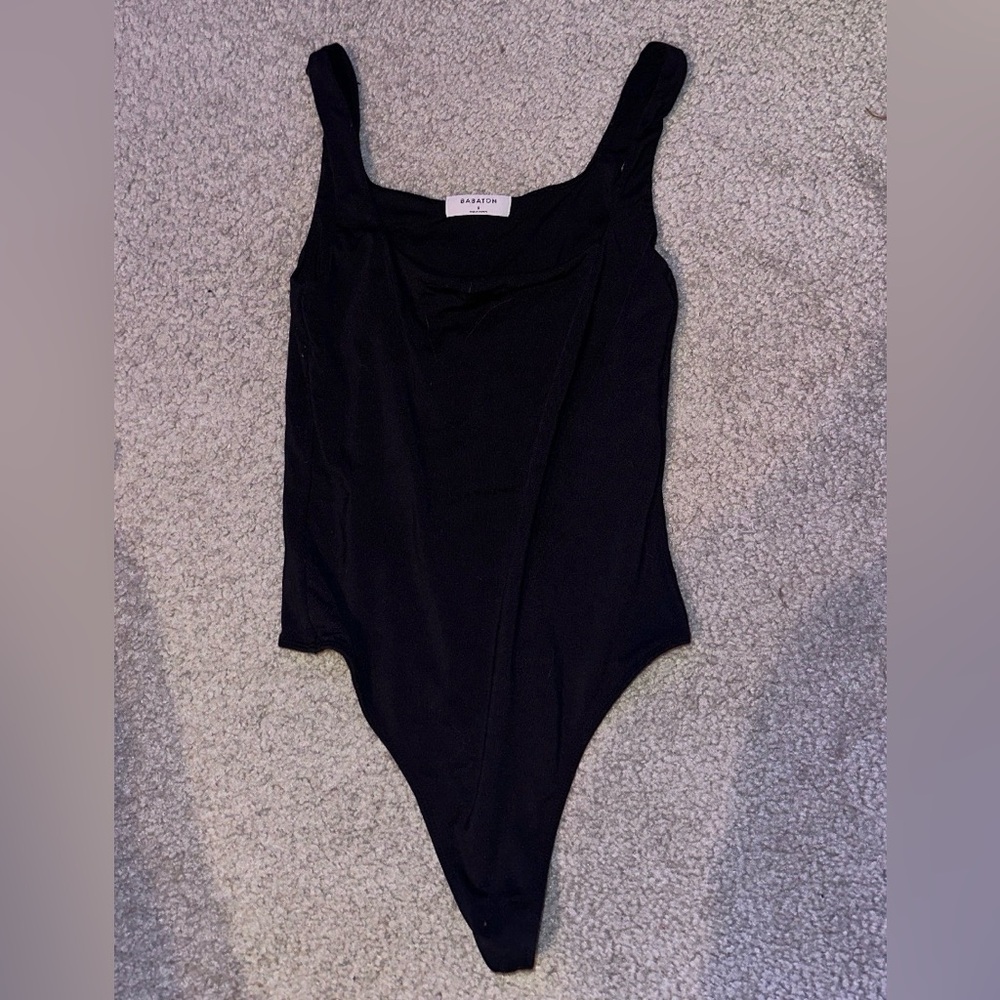 Babaton Black Contour Bodysuit